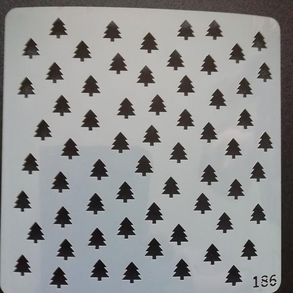 Sablon cu brad #186