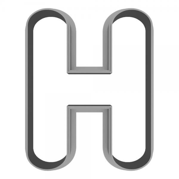 Decupator litera H din plastic